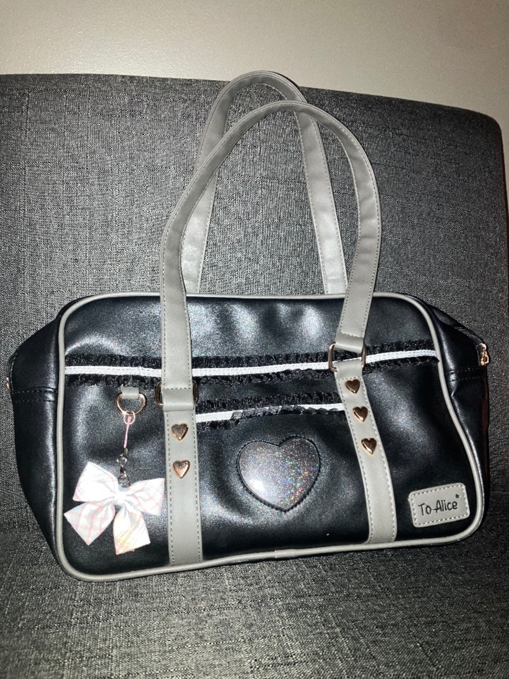 To Alice Japanese Kawaii Heart Shoulder Bag Coquette Purse